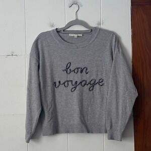 Chelsea & Theodore Gray Crew Neck Sweater